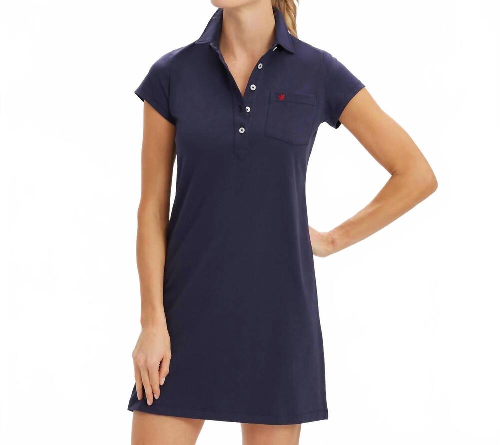NEW BOAST club polo dress in navy
